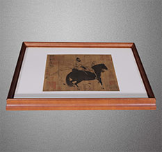 天水市书画装裱配框服务案例